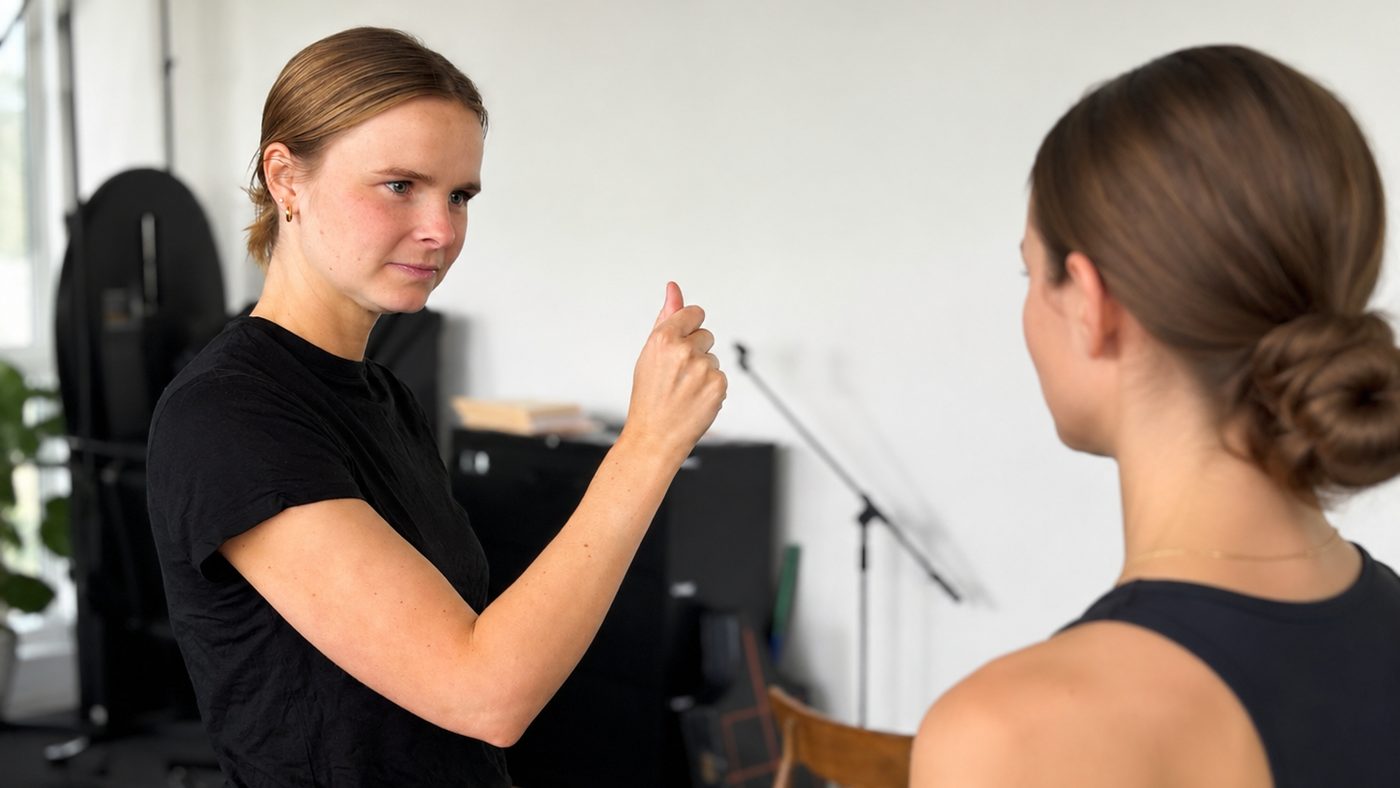 Eye movement assessment during a neurological exam at The Keiser Clinic