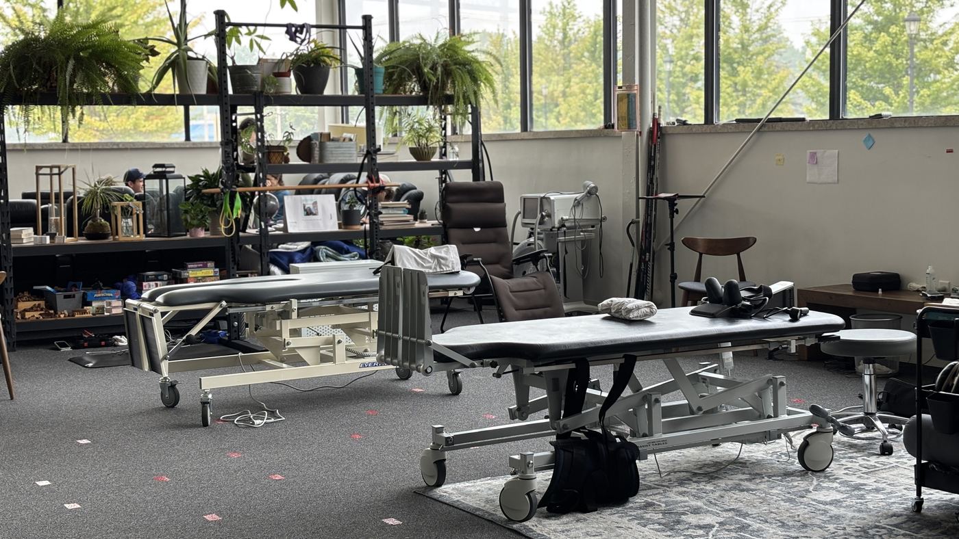 The Keiser Clinic treatment space where transcranial Doppler testing is performed