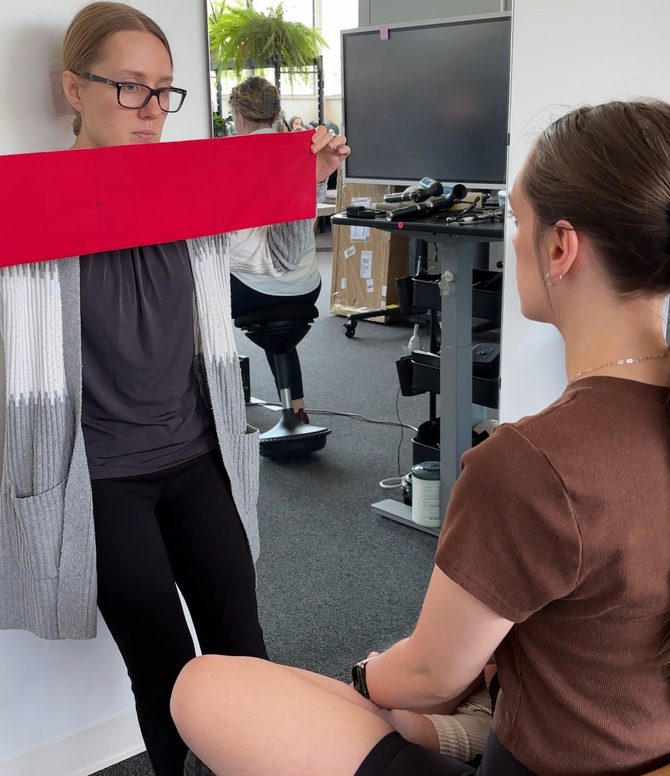 Vision assessment during a hyperadrenergic POTS evaluation